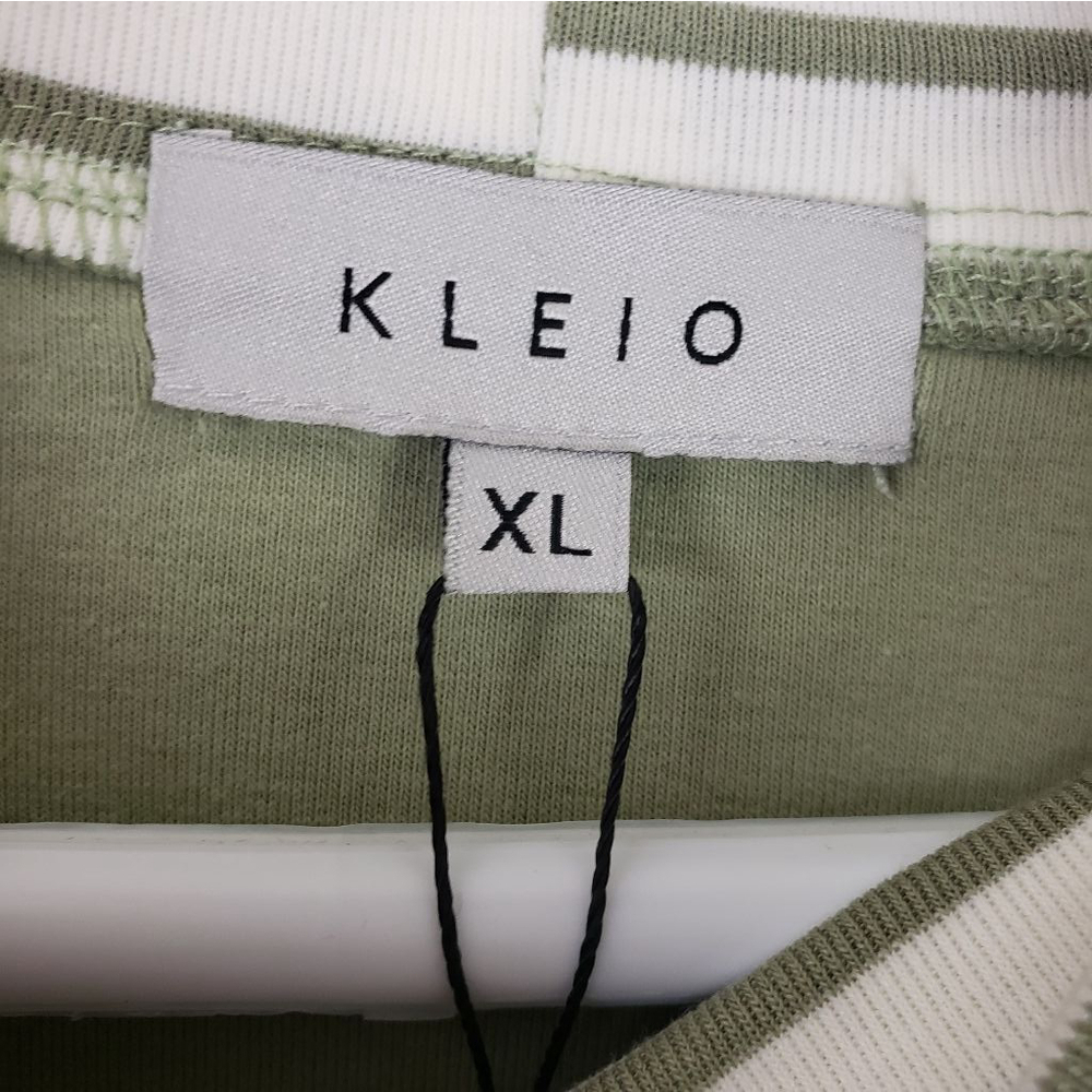 Kleio Green and White Hoodie Size XL - Picture 9 of 16